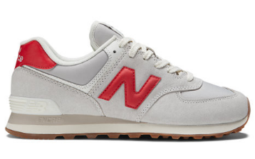 [U574RF2-D-Bult] Zapato de Hombre New Balance 574 Gris/Rojo (copiar)