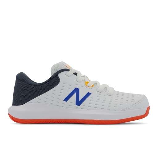 [KC696L4-M-P] Zapato Tennis Niño New Balance 696 Blanco/Anaranjado (12 pares) (copiar)
