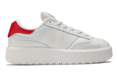 [CT302LH-D-B] Zapato Lifestyle New Balance CT302 Blanco y Rojo (12 pares)