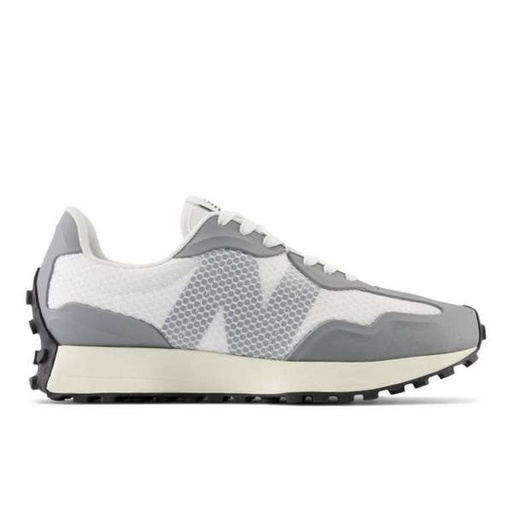 [U327UMA-D-B] Zapato Lifestyle New Balance 327 Gris/Blanco/Negro (12 pares)