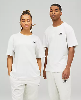 [UT21503-SAH-UB] Camiseta Unisex New Balance Essentials Uni-ssentials Blanco (8 unidades)