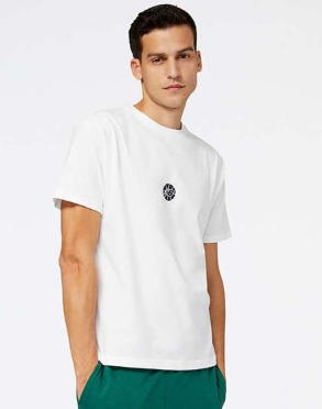 [MT23582-WT-B] Camiseta New Balance Hoops Essentials Fundamental Blanco (8 unidades)
