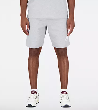 Short New Balance Essentials Stacked Logo French Terry