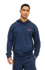 [UT21500-NGO-UB] Sueter Unisex New Balance Uni-ssentials PO Azul Oscuro (8 unidades)