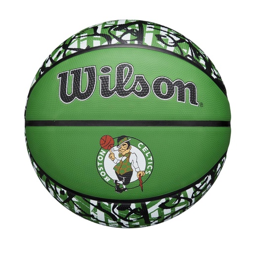 [WZ4024502XB7] Balón de Basket Wilson NBA  Graffiti  Boston Celtics NO.7