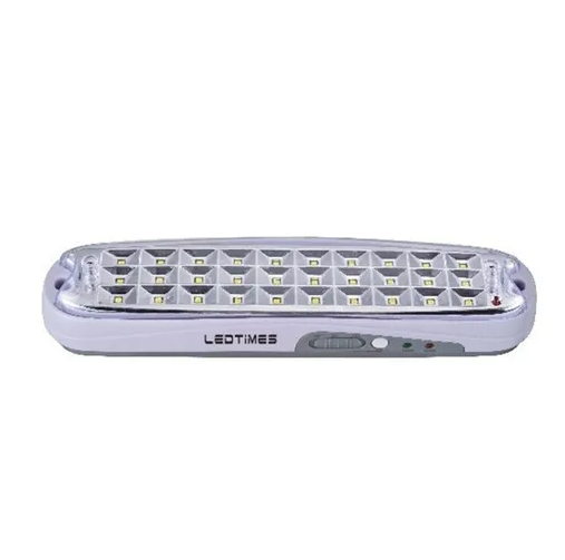 [LT-01006] Lámpara de Emergencia Led Hammer Electronic Rectangular Todo Udo Con Difusor 30Led Smd 110v