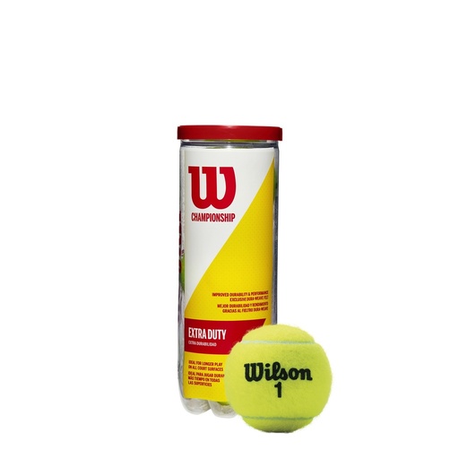 [WRT100101] Pelotas de Tenis Wilson Championship Extra Duty Tarro 3P (T1001)