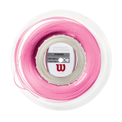 Cuerda p/Raqueta Wilson Synthetic Gut Power 17 Rollo 200m