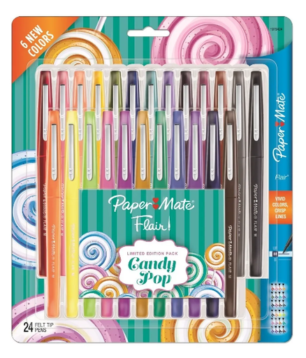 [2079875] Plumígrafo Paper Mate Flair Candy Pop Tx24