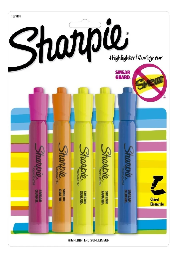 [N2029067] Resaltador Sharpie Major Tank Sharpie Tx5 Surtido