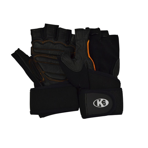 [67015] Guantes para Pesas K6 Ice Border Naranja (XL)