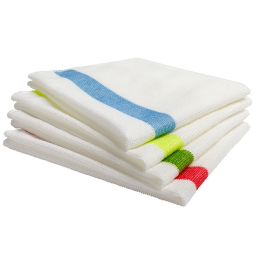 [1887306]  Pack de 4 paños de microfibra Rubbermaid