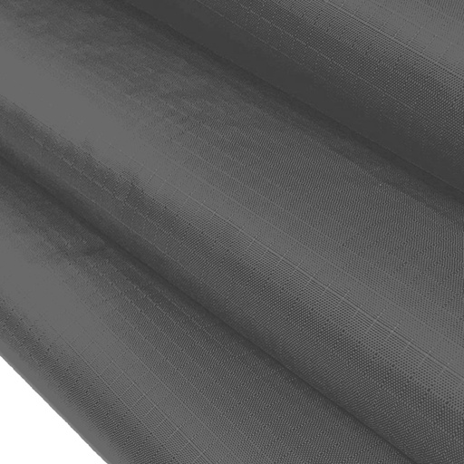 [99013] Tela Ripstop Gris Oscuro Poliester Laminado 410D - 345g/m Rollo 50mt