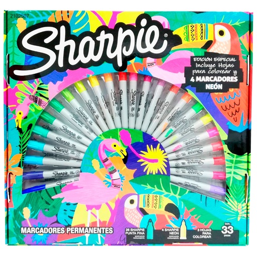 [N2102507] Ruleta Sharpie Tropical x30