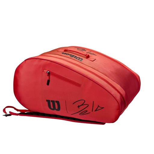 [WR8901202001] Bolso de Padel Wilson Bela Super Tour Rojo