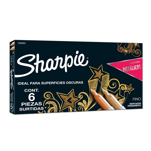 [N2094936] Marcador Metalico Permanente Sharpie O/S Bronce