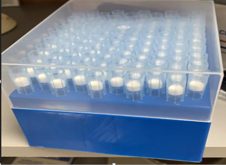 [LA-1265] Pipetas Puntas Azules 1000ul Graduadas